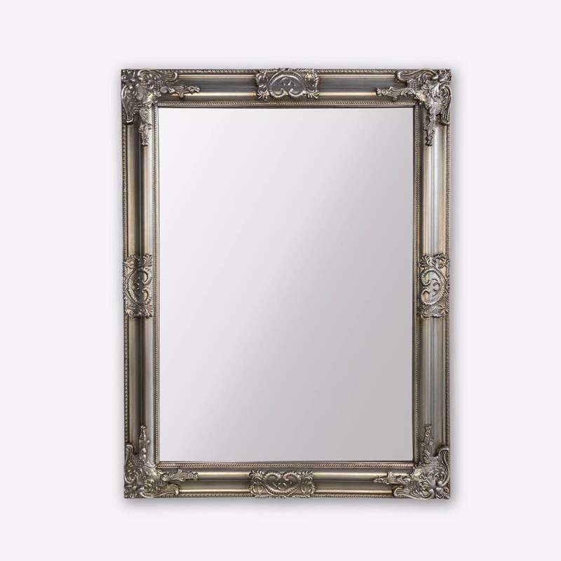 antique silver mirror